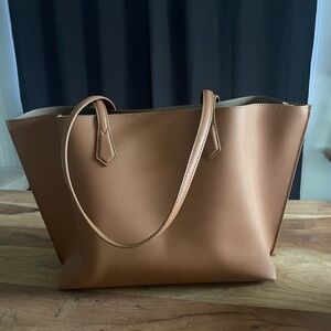 Quince Italian Leather Tote Bag